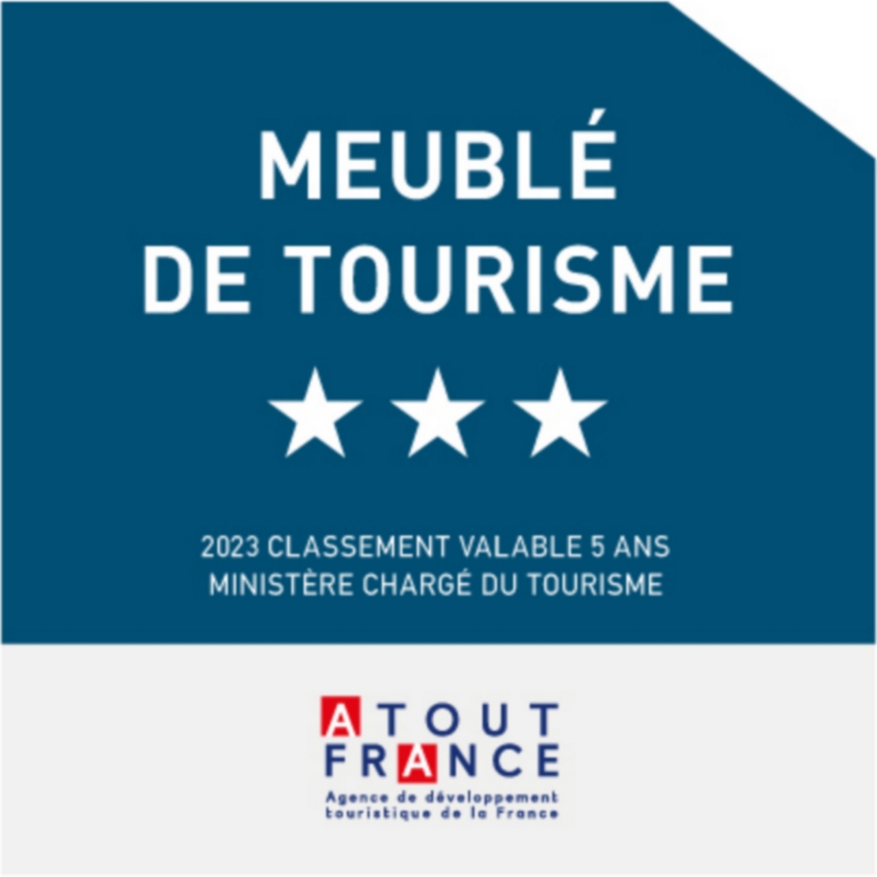 Meublé de tourisme 3 étoiles